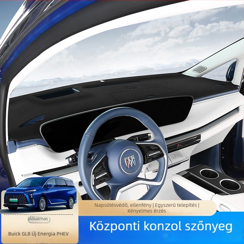 Buick GL8 PHEV középkonzol műszerfal napvédő szőnyeg – bőr, antireflex, fényvédő, logó nélküli