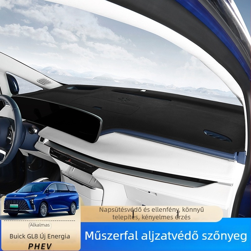 Buick GL8 PHEV középkonzol műszerfal napvédő szőnyeg – bőr, antireflex, fényvédő, logó nélküli