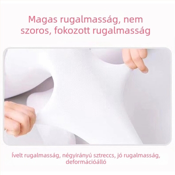Gyerekeknek készült bársonyos leggings, fehér harisnyák táncra Langsha