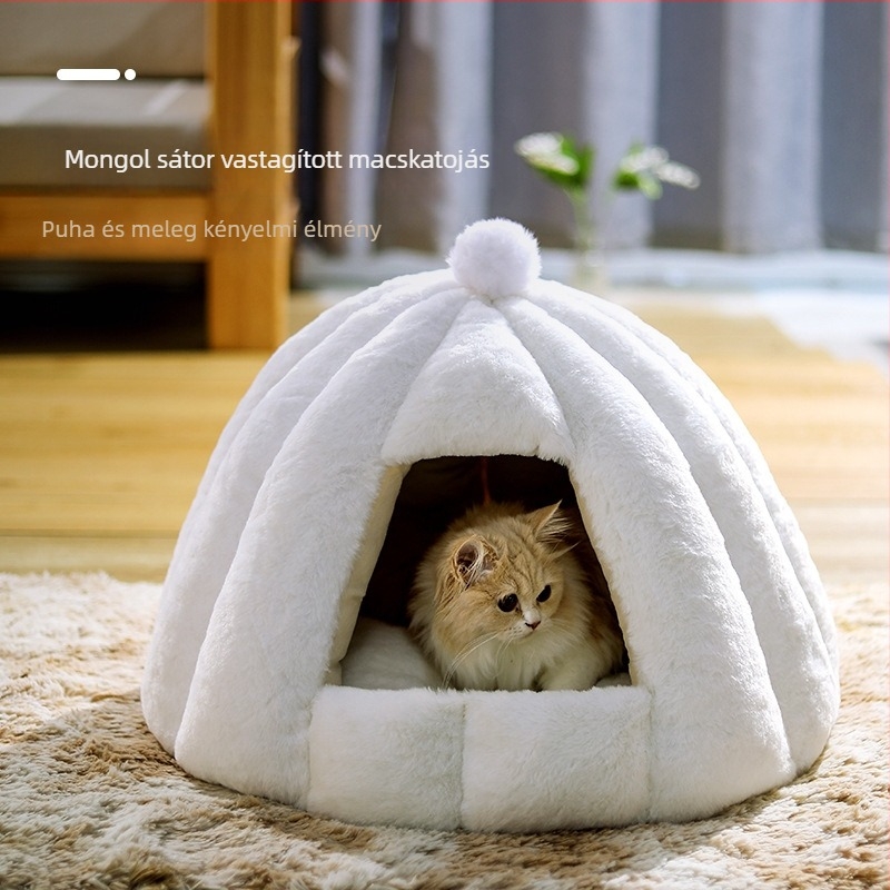Da Da Bear Kutyáknak Szánt Pet Nest – Puha PP Pamut Imitációs Nyúlanyag