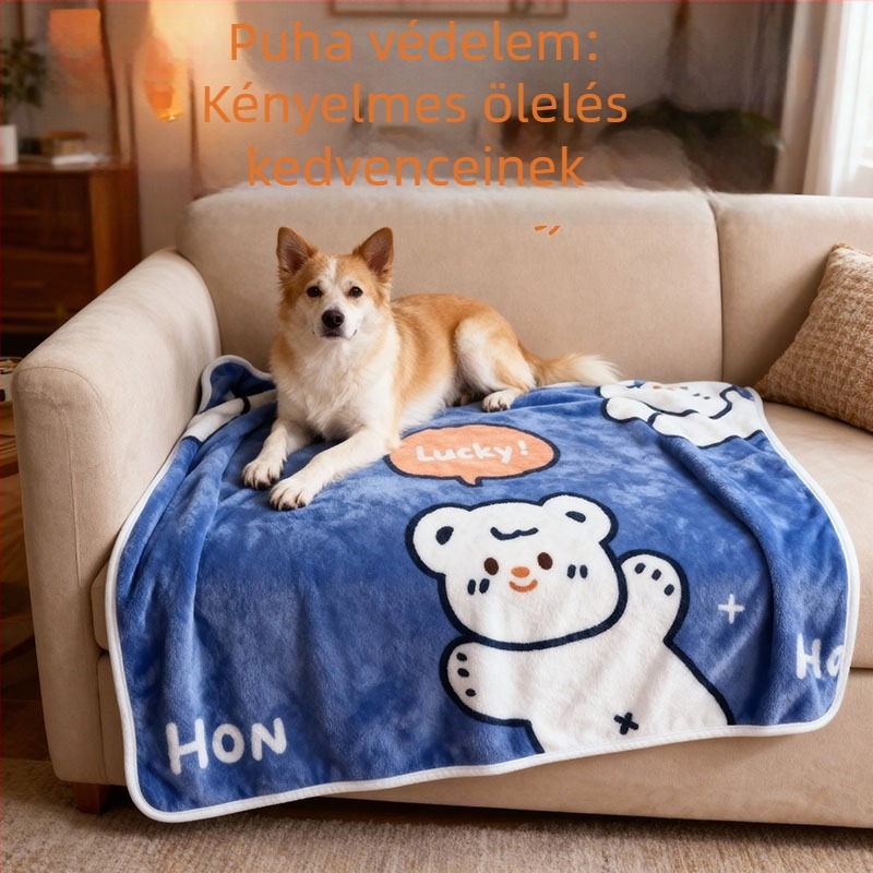 Plüss anyagból készült kisállatfészek, kutyafekhely matrac, minden évszakban használható, márka Spiritual Essence