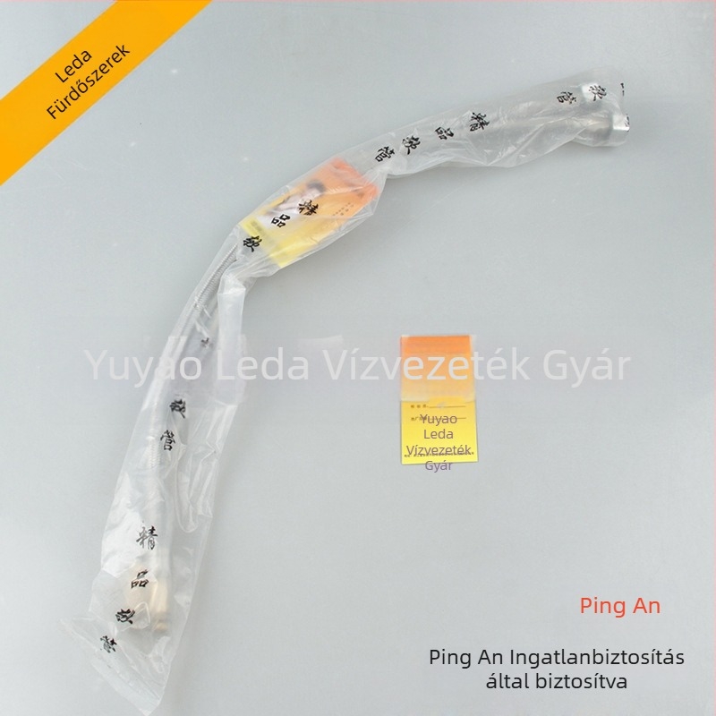 Mosdóhoz vízbevezető cső, Pointed Tube modell, 304 rozsdamentes acél, szövött tömlő, 1.0 MPa, menetes csatlakozás