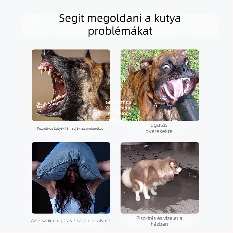 Ultrahangos kutyariasztó - Magas teljesítményű kültéri ugatásmegállító, harapás elleni védelem (Márka: other; Anyag: Poliészter; Alkalmazható: Általános célú; Importálás: Nem)