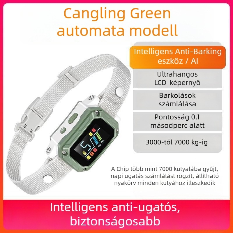 Kutyatréning elektromos nyakörv távirányítóval, 2000 méteres hatótáv