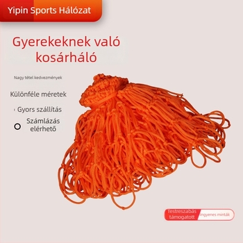 Kézzel szövött kültéri kosárpalánk háló • nylon • tömeg 100 g • kompatibilis a szabvány palánkkal