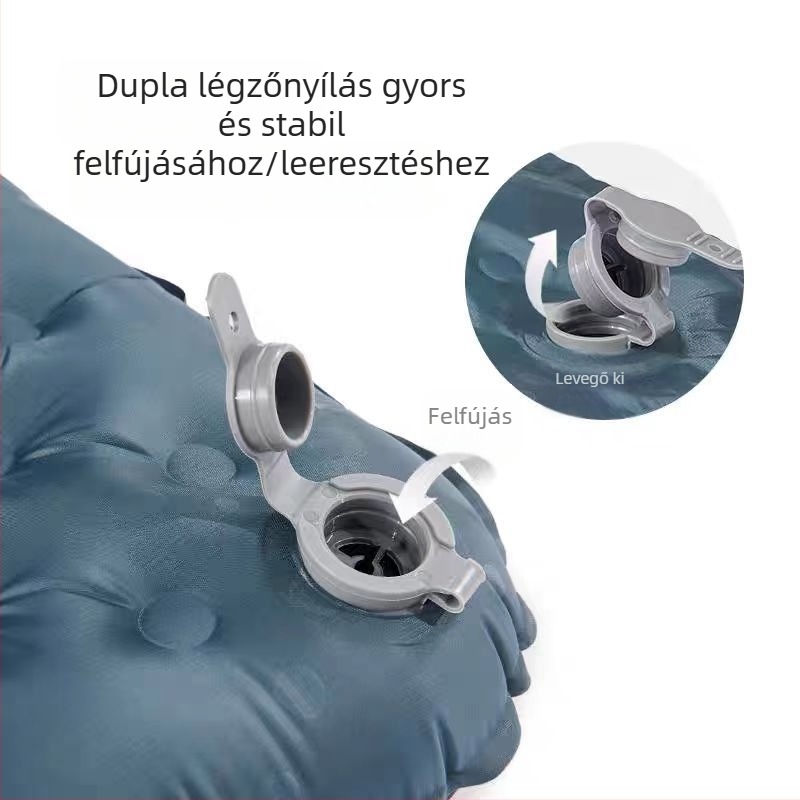 Runway ultrakönnyű hordozható felfújható matrac, magas R-érték, 680 g, felfújási mód: felfújható zsák