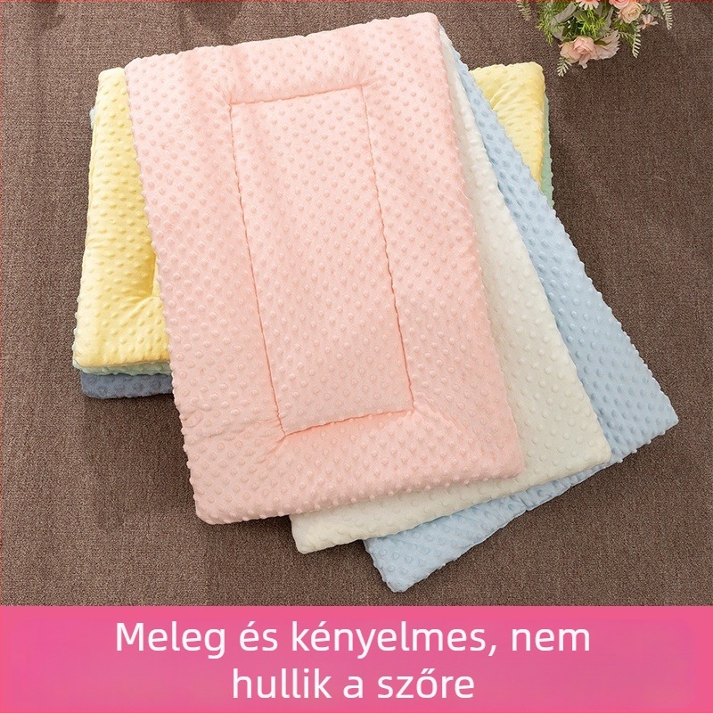 Téli plüss macska matrac – vastag, meleg alvóágy macskának, kényelmes az egész évben