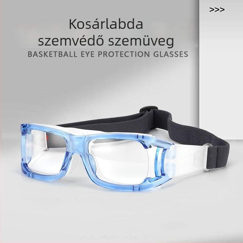 Sport szemüveg 018: kosaras keret, PC anyag, állítható myopia-kompatibilitás, alkalmas kosárlabda, futball, futás, kerékpározás, golf