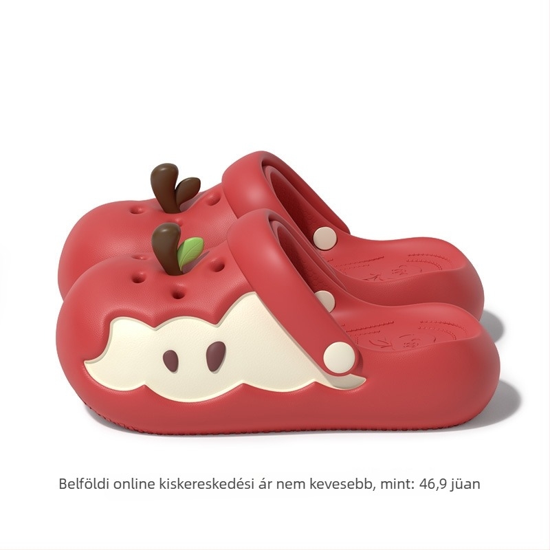 Uniszex EVA Crocs-stílusú papucs pánttal, lélegző, csúszásmentes, 3 cm-nél vastag talp, magasságnövelés