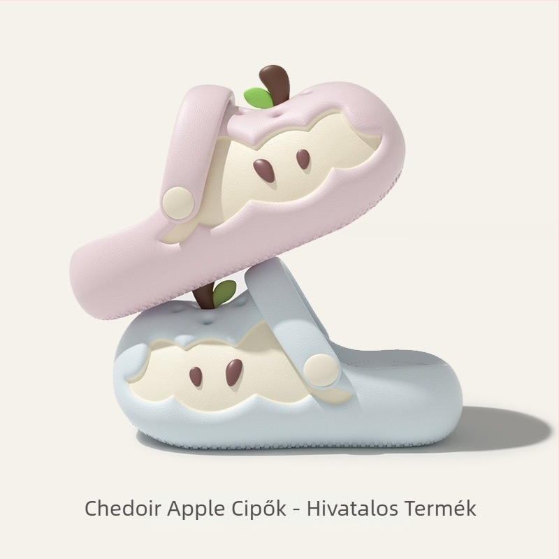Uniszex EVA Crocs-stílusú papucs pánttal, lélegző, csúszásmentes, 3 cm-nél vastag talp, magasságnövelés