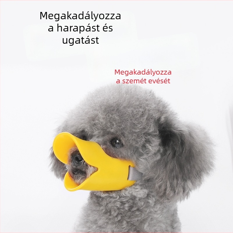 Kutyaszájvédő maszk kis testű fajtákhoz – szilikon, harapás- és ugatás elleni, Le Shuang Pet