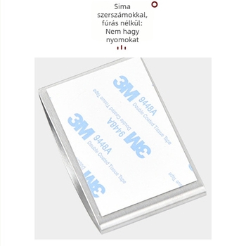 Rozsdamentes acél törölközőtartó falra szerelhető, fúrás nélküli telepítés, fürdőszoba, hotel- és otthoni használatra