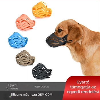 Kutyaszájkosár - műanyag, vízálló, harapás- és ugatás elleni védelem, mindkét méretű kutyáknak