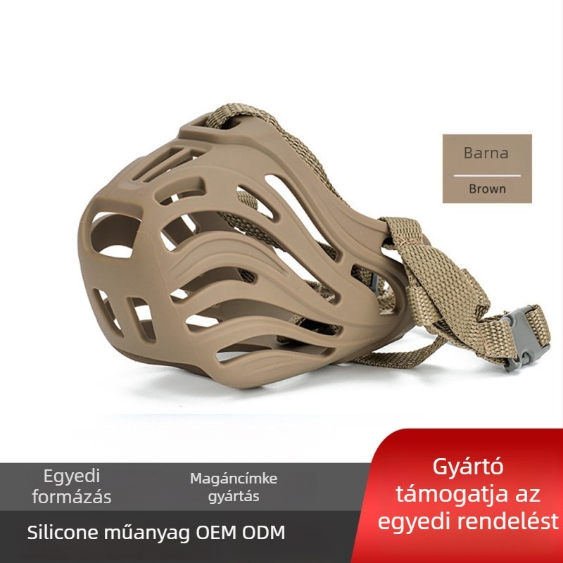 Kutyaszájkosár - műanyag, vízálló, harapás- és ugatás elleni védelem, mindkét méretű kutyáknak