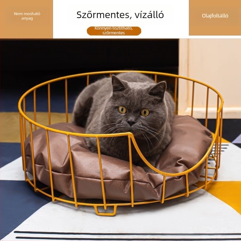 Macskaágy, fém váz, Lg sakura márka, háziállat fészek