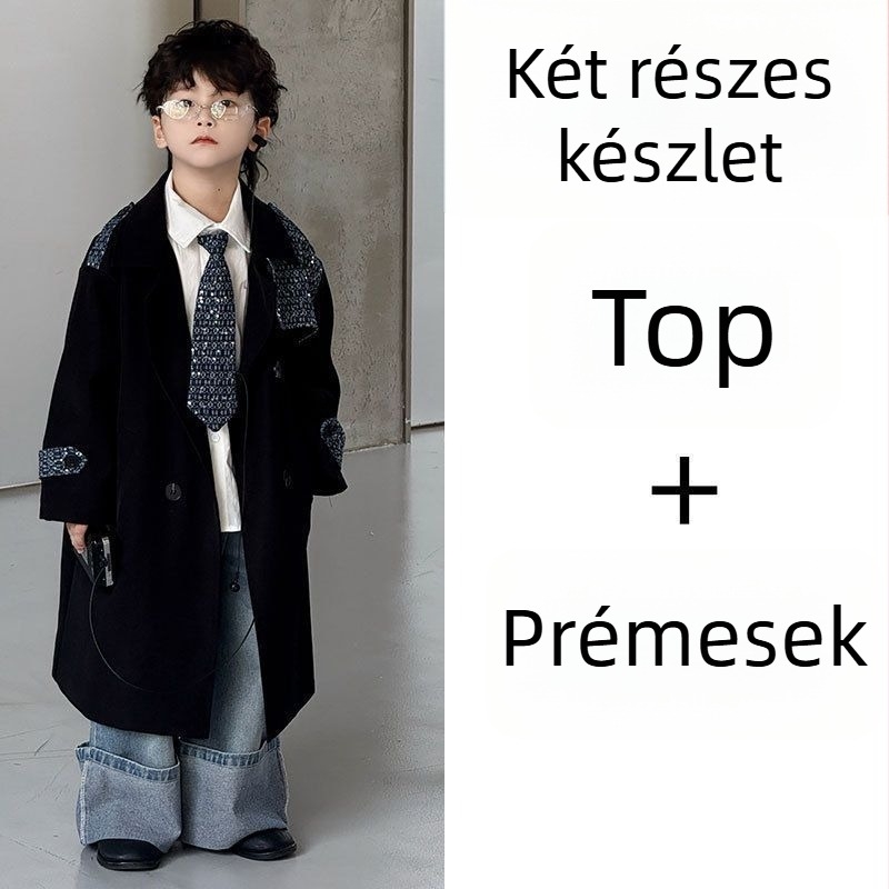 Koreai stílusú kabát, egyszínű mintázat, Modal szövet, fő anyag: nyúl szőre, egyszárnyú gombolás, zakós gallér