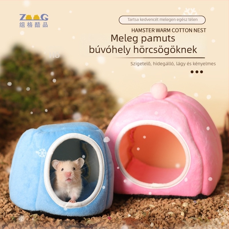 Hamster pamutfészek | Egész éves használat • Márka: Van Gege • Anyag: pamut • Cél: hamstereknek