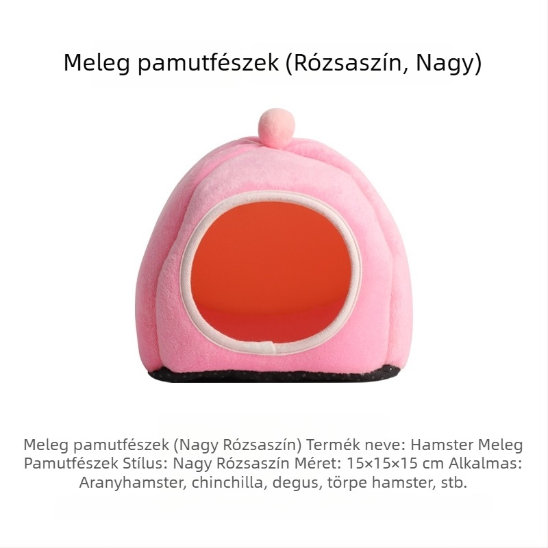 Hamster pamutfészek | Egész éves használat • Márka: Van Gege • Anyag: pamut • Cél: hamstereknek