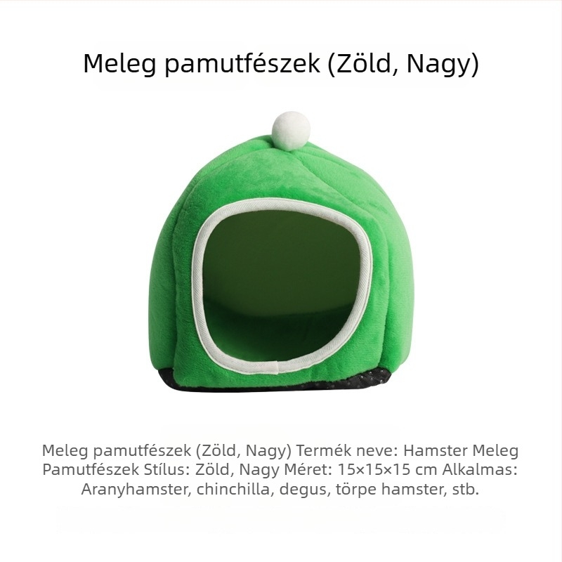 Hamster pamutfészek | Egész éves használat • Márka: Van Gege • Anyag: pamut • Cél: hamstereknek