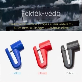 Féktárcsa-zár elektromos kerékpárhoz és motorkerékpárhoz — alumíniumötvözet, vízálló és korrózióálló, modern minimalist dizájn, Long range márka