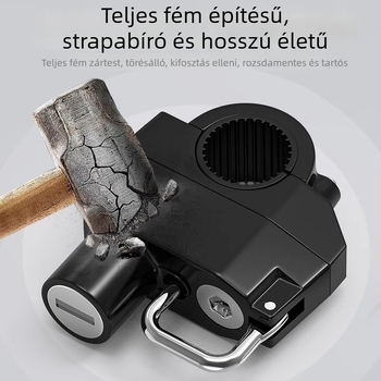 Sisakzár (modell jhtks) – ötvözet, elektromos járművekhez és kerékpárokhoz, tömeg 345 g, márka Lock you lock love