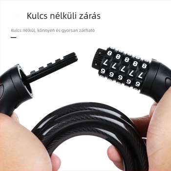 Összecsukható kerékpárlakat 5 számjegyű jelszóval, országúti és terepkerékpárokhoz