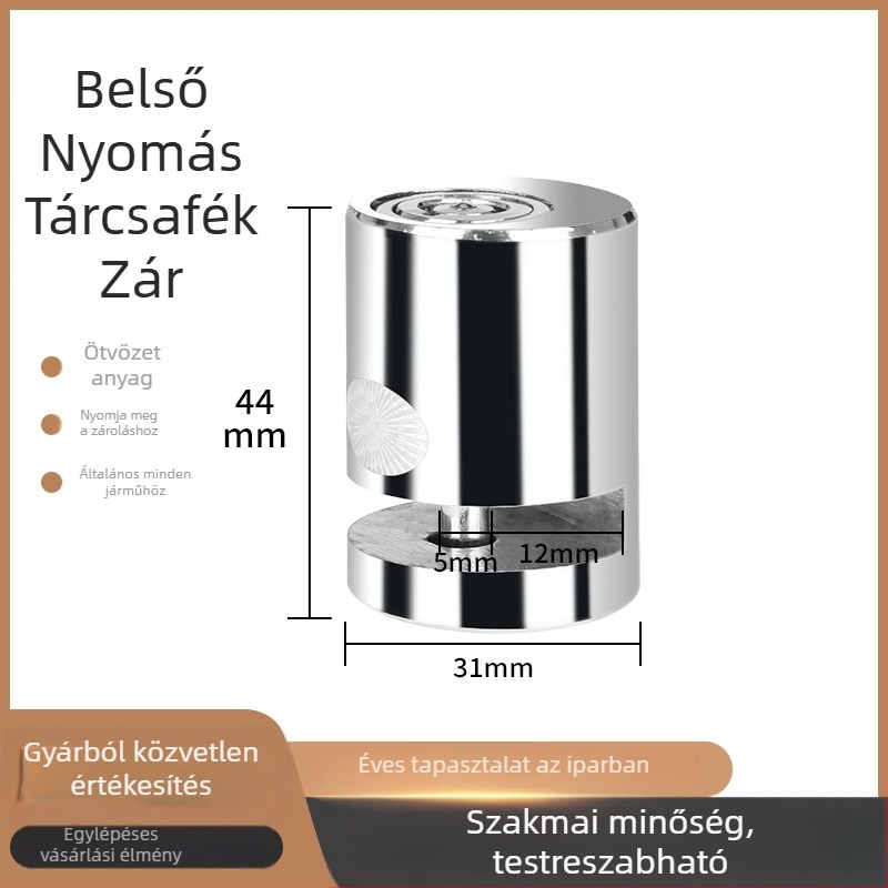 Benhao belsőnyomású tárcsafék-zár, ötvözet, univerzális felhasználás hegyi kerékpárokhoz és elektromos motorkerékpárokhoz