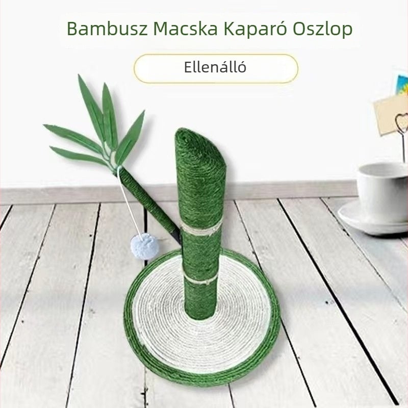 Macska mászótorony kaparóoszloppal – Márka: Unique; Anyag: Egyéb; Stílus: Cuki