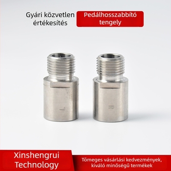 Titánötvözetű országúti kerékpár pedál hosszabbító tengely és 20 mm pedál adapterek