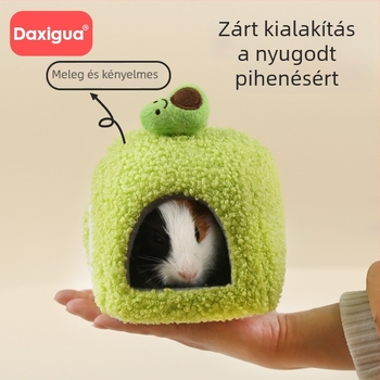 Hamster plüss fa alakú odú beltéri használatra (Anyag: plüss; Forma: fa alakú; Funkció: melegen tart; Alkalmas: hörcsög; Szezonok: tél, tavasz, ősz)