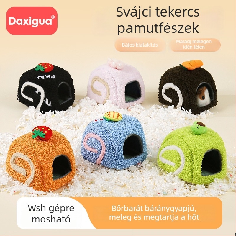 Hamster plüss fa alakú odú beltéri használatra (Anyag: plüss; Forma: fa alakú; Funkció: melegen tart; Alkalmas: hörcsög; Szezonok: tél, tavasz, ősz)