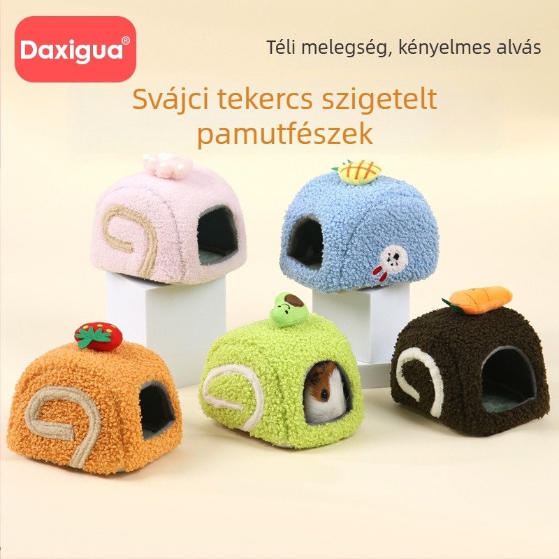 Hamster plüss fa alakú odú beltéri használatra (Anyag: plüss; Forma: fa alakú; Funkció: melegen tart; Alkalmas: hörcsög; Szezonok: tél, tavasz, ősz)
