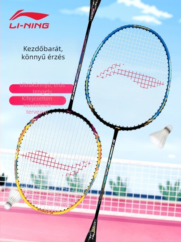 Li-Ning GF77 ultra könnyű tollasütő, professzionális szintű kettős készlet, tartós 695-22