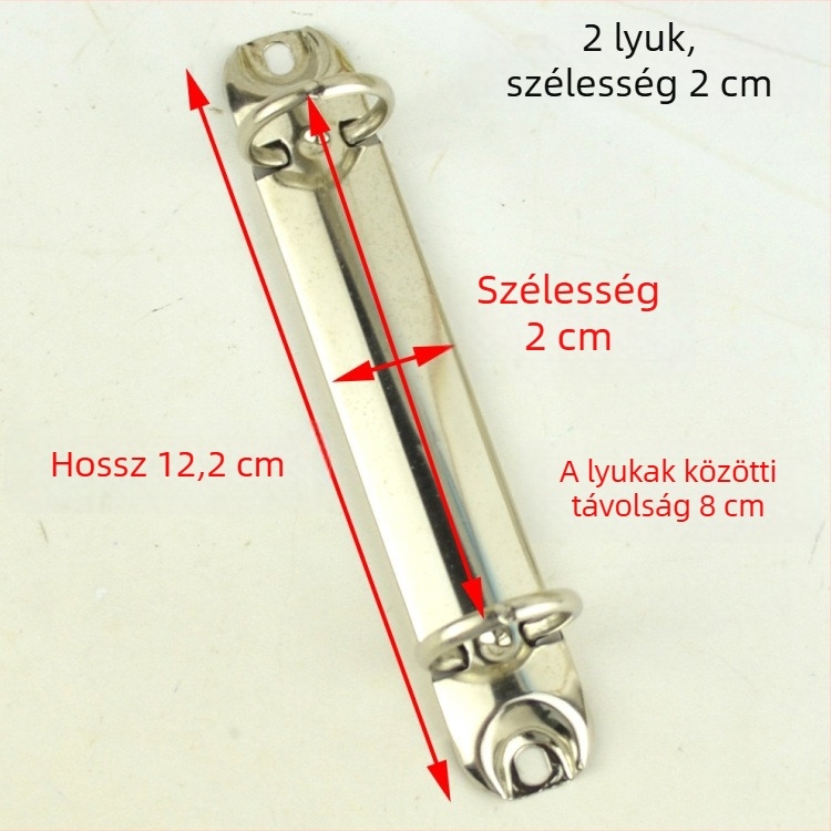Meiyu Kézi napló – Fém gyűrűs kapocs, 0-típusú vas kapocs, Modell 088, Nagykereskedelmi csomagolás