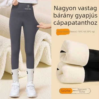 Lány Shark nadrágok téli, magas derekú, hosszú, nylon/poliamid 95%