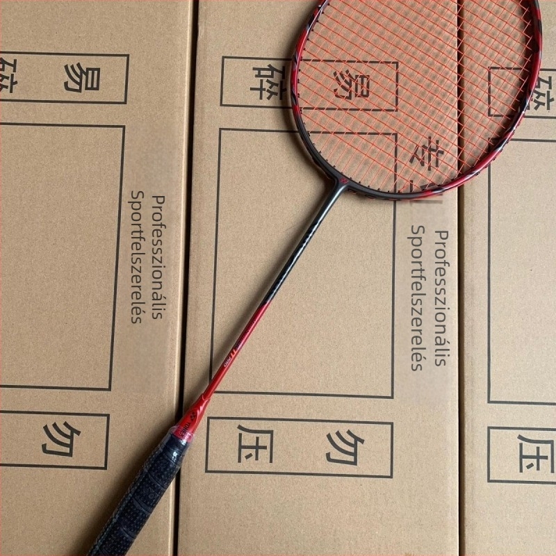 Mu qianli 11Pro badminton ütő, teljes szénszálas kivitel, gyöngyház-szürke szín, 95-100 g, G-5 markolat, közvetlen ütés, professzionális kültéri használatra