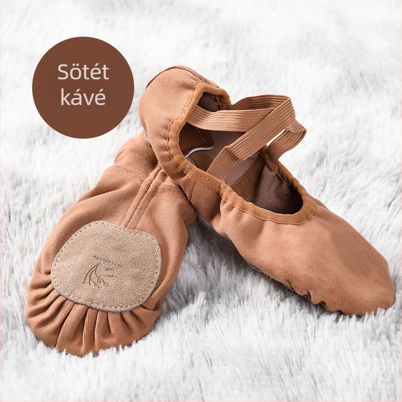 Belly Dance — Soft Bar Shoes kezdőknek, uniszex, bőr talp, lélegző és ütéscsillapító