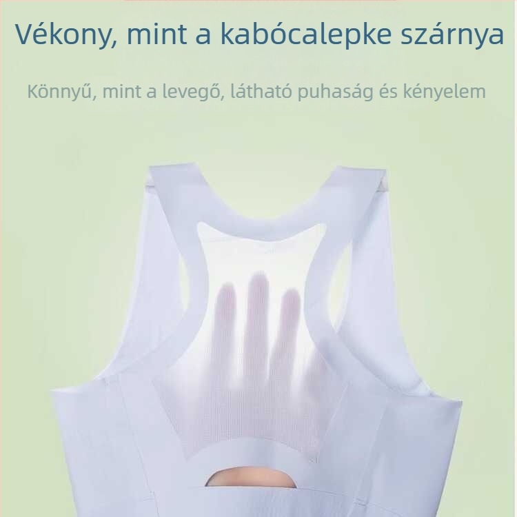 Tartásjavító lányoknak melltartó, vékony sporttop, teljes kosár, pamut bélés