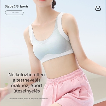 Nylonból készült formázott kosaras melltartó tinédzser lányoknak, 12–15 éveseknek, légáteresztő, vezeték nélküli