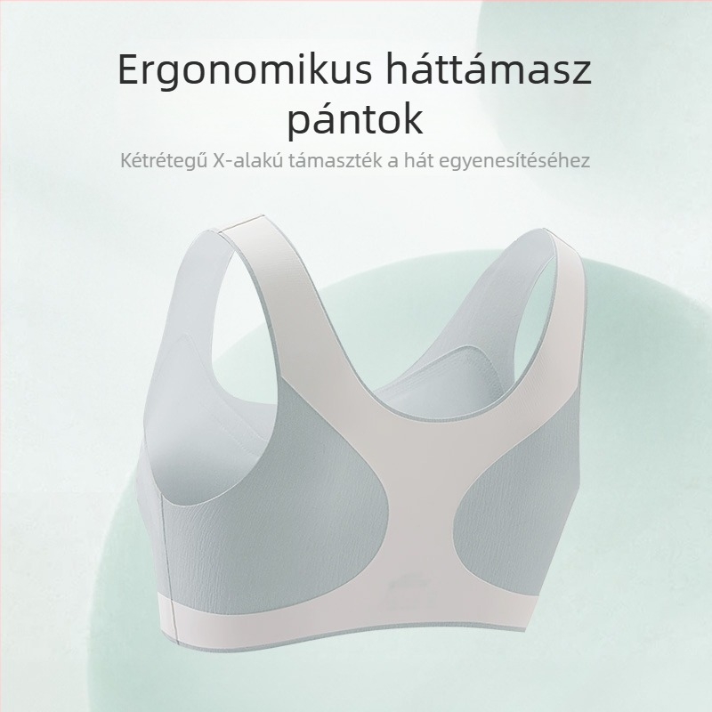 Nylonból készült formázott kosaras melltartó tinédzser lányoknak, 12–15 éveseknek, légáteresztő, vezeték nélküli