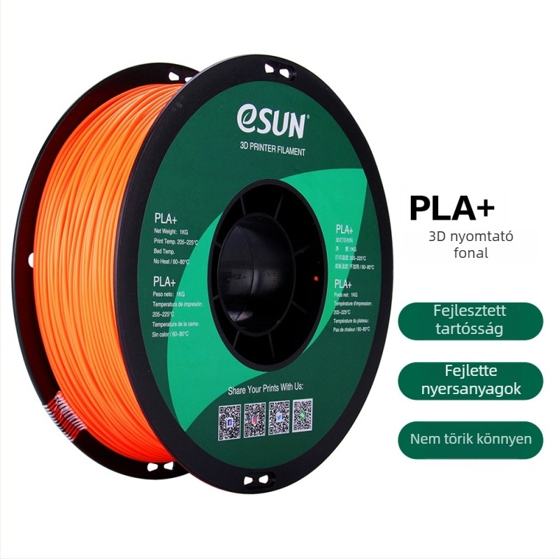 Leji PLA+ 3D Nyomtatófilament, 1,75 mm, 0,1 mm pontosság, 1 kg