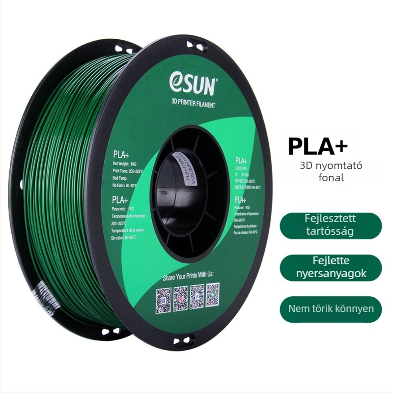 Leji PLA+ 3D Nyomtatófilament, 1,75 mm, 0,1 mm pontosság, 1 kg