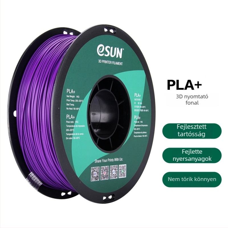 Leji PLA+ 3D Nyomtatófilament, 1,75 mm, 0,1 mm pontosság, 1 kg