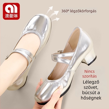 Női latin tánc cipő, puha talpú, lélegző felsőrész szintetikus bőrből, könnyű