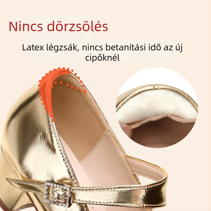 Női latin tánc cipő, puha talpú, lélegző felsőrész szintetikus bőrből, könnyű