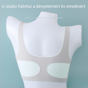 Nylonból készült tinilányoknak készült melltartó mellény stílusban, lélegző, formázott kosarakkal, dupla vállpánttal