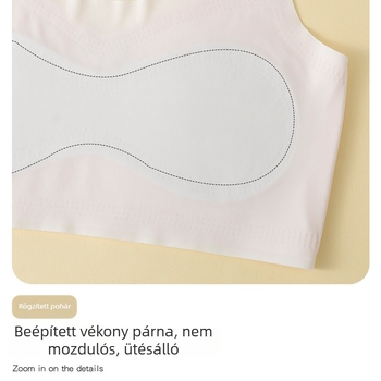 Stage 1 Lányoknak szóló alsónemű: teljes kosár, vékony formázott kosár, nejlon anyag, rögzített vállpántok