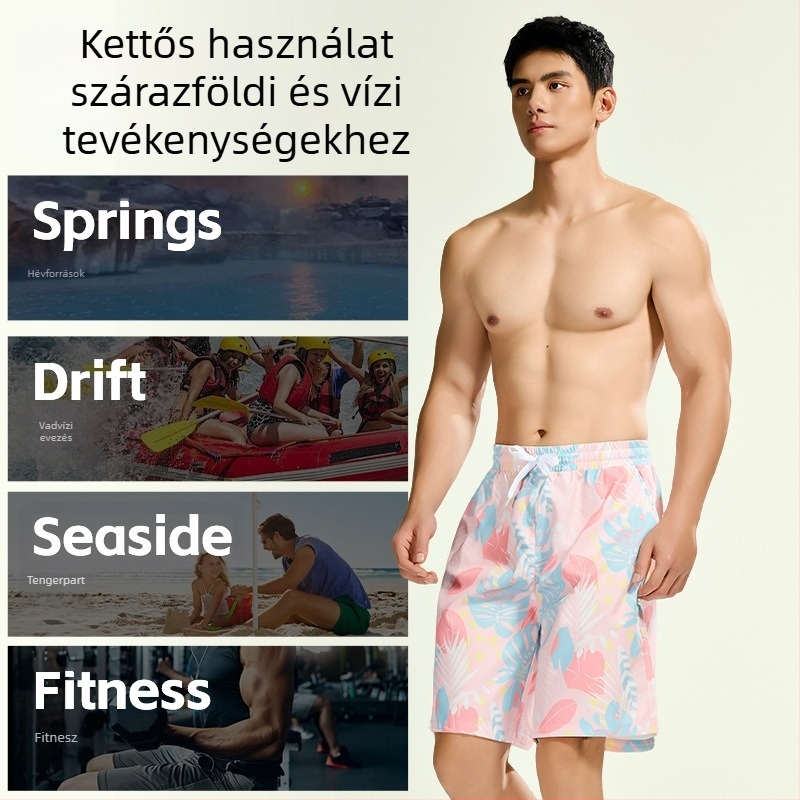 Férfi gyorsan száradó fürdőnadrág, strandra és szörfözéshez