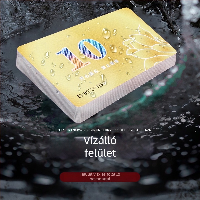 Játék chippek Mahjong és kártyaszobákhoz — ABS anyag; Chip specifikációk: Egyéb; Doboz mennyiség: Egyéb; Feldolgozás és testreszabás: Nem; Alkalmazható forgatókönyvek: Egyéb