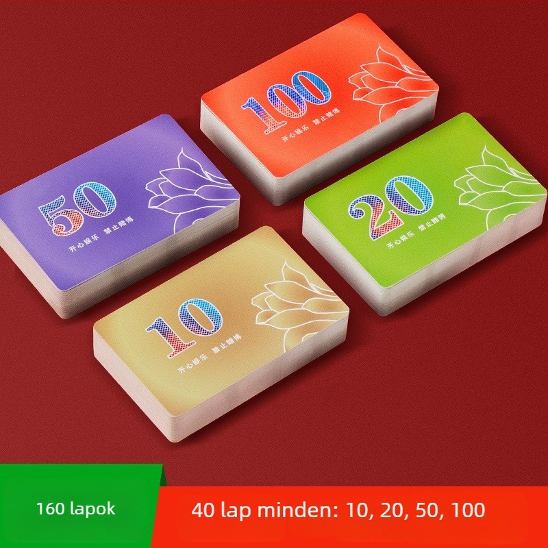 Játék chippek Mahjong és kártyaszobákhoz — ABS anyag; Chip specifikációk: Egyéb; Doboz mennyiség: Egyéb; Feldolgozás és testreszabás: Nem; Alkalmazható forgatókönyvek: Egyéb